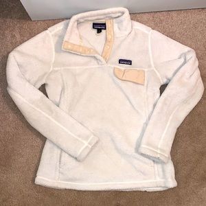 Patagonia Cream/White Fleece Jacket